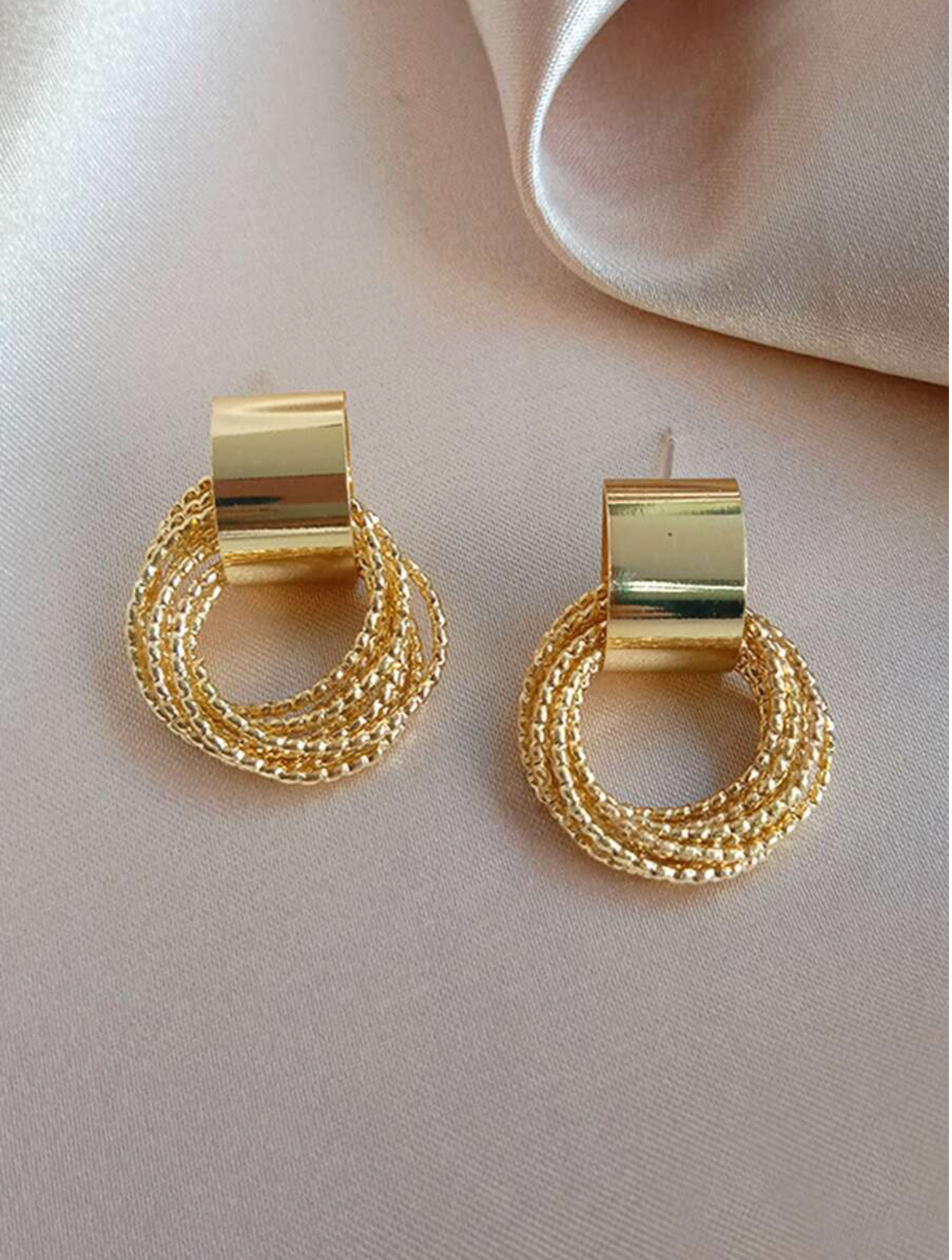 Sun Gold Hoop Earrings